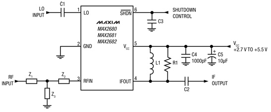Maxim’s MAX2682 circuit Maxim’s MAX2682